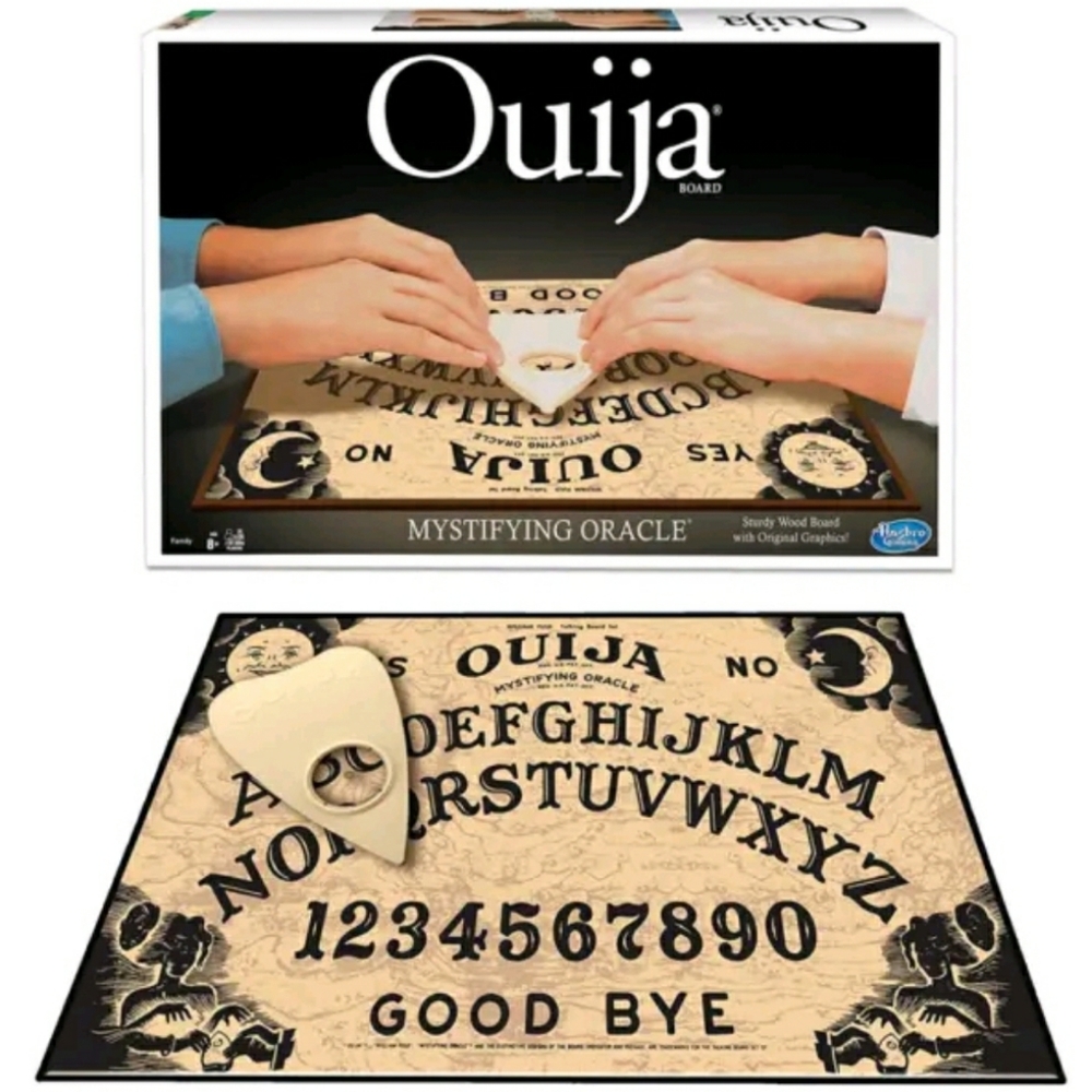 Tablero Ouija Madera Un Real Clásico Original Juego Marrón Aterrador Diversión M